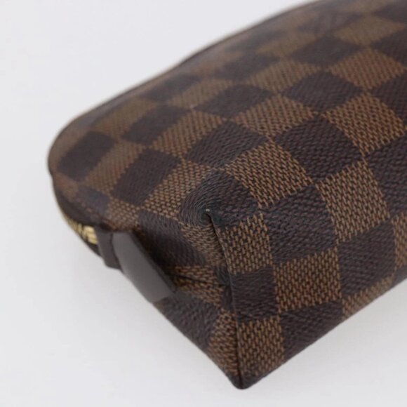 Authentic LOUIS VUITTON Damier Ebene Pochette Cosmetic PM Pouch bst276-121025 - Picture 7 of 16